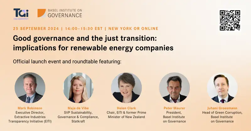 Roundtable: Good governance and the just transition: implications for renewable energy companies