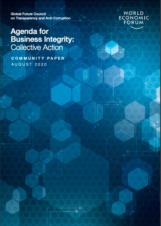 Global Future Council on Transparency and Anti-Corruption Agenda for Business Integrity: Collective Action cover