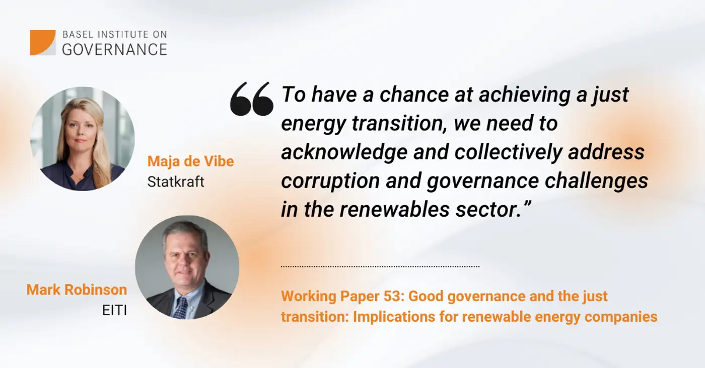 Corruption and governance risks threaten a just energy transition – but there’s also good news