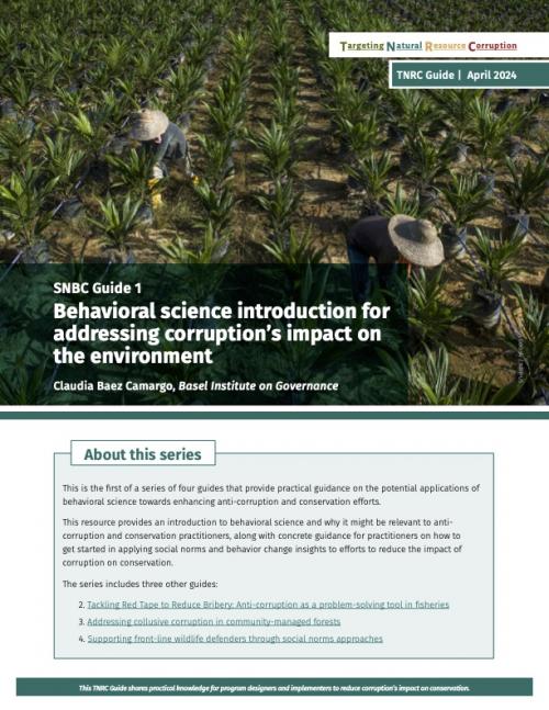 Designing social norms and behavior change interventions: Guidance resources for conservation practitioners cover