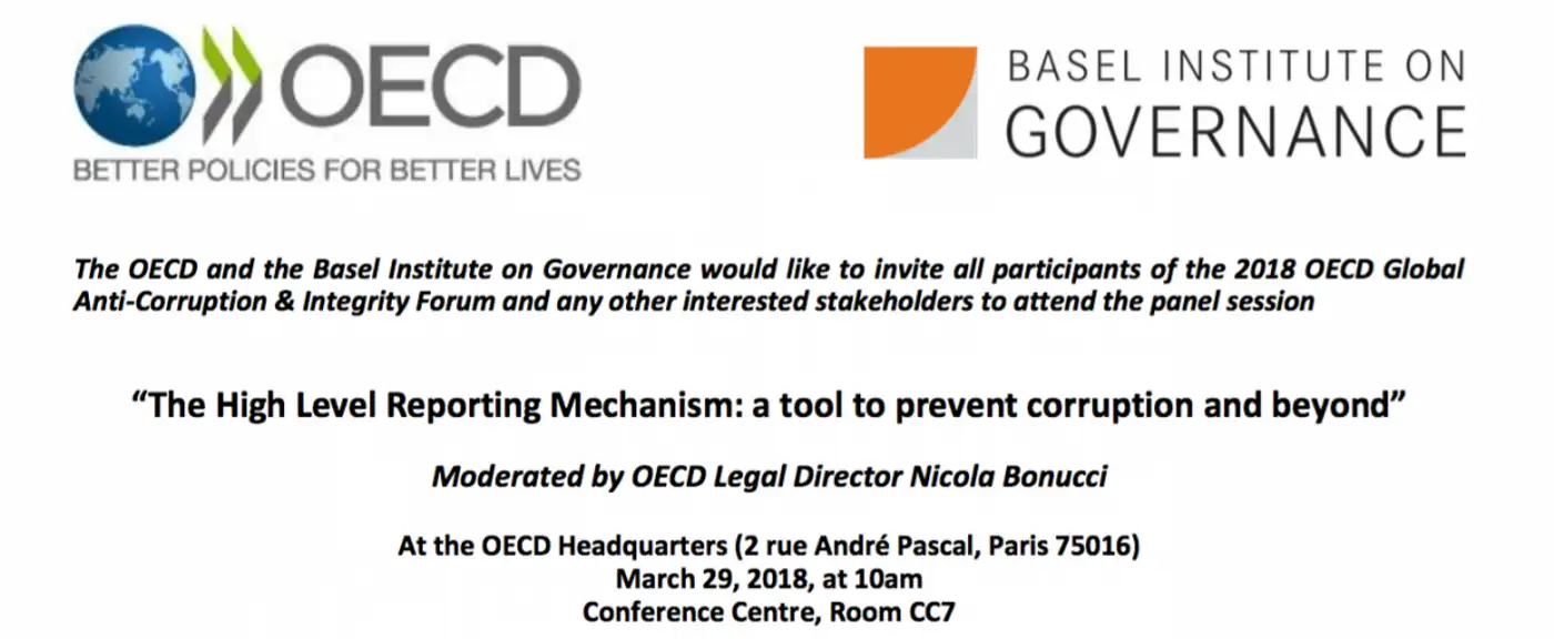 The High Level Reporting Mechanism: a tool to prevent corruption and beyond