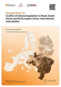Working Paper 47: Conflict of interest legislation in Brazil, South Korea and the European Union: International case studies