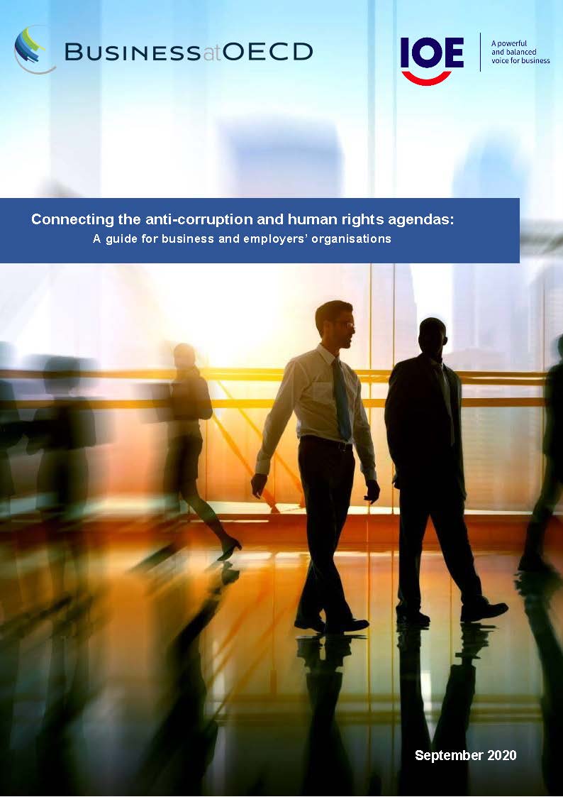 Connecting the anti-corruption and human rights agendas: A guide for business and employers’ organisations cover