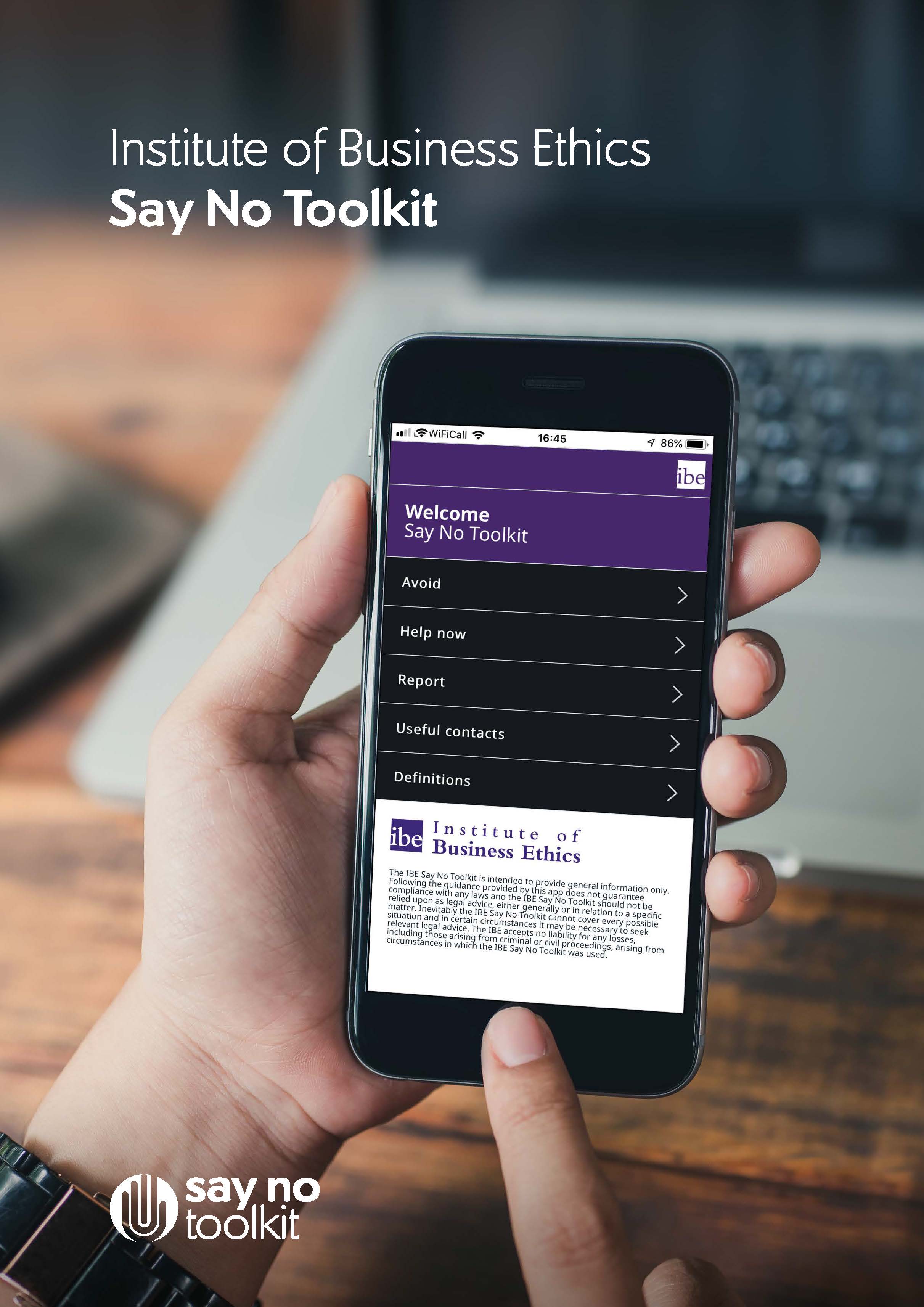 IBE Say No Toolkit cover