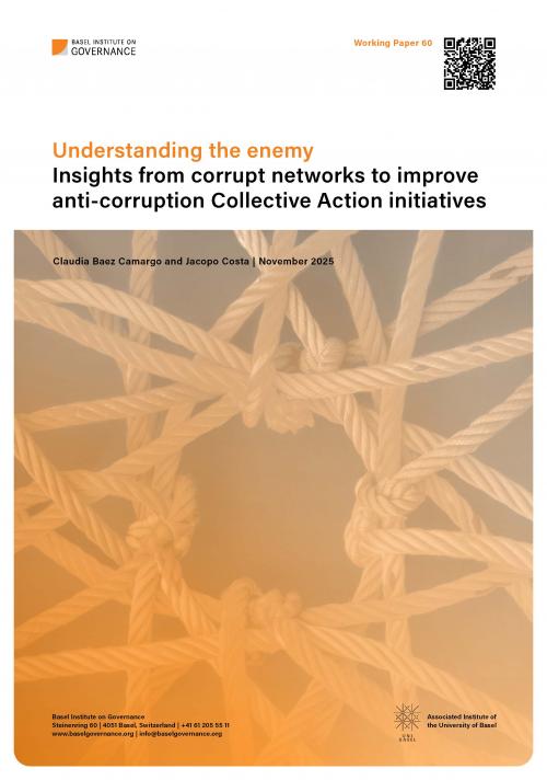 Working Paper 60: Understanding the enemy: Insights from corrupt networks to improve anti-corruption Collective Action initiatives cover