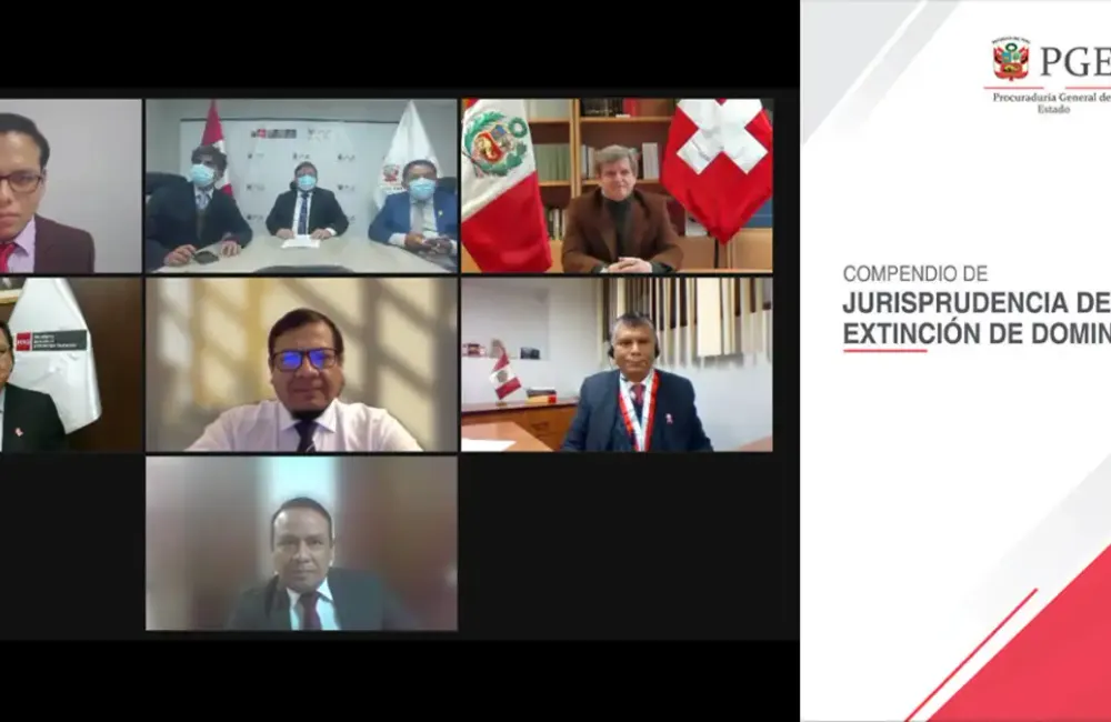 Launch of compendium of jurisprudence on Peru’s non-conviction based confiscation law