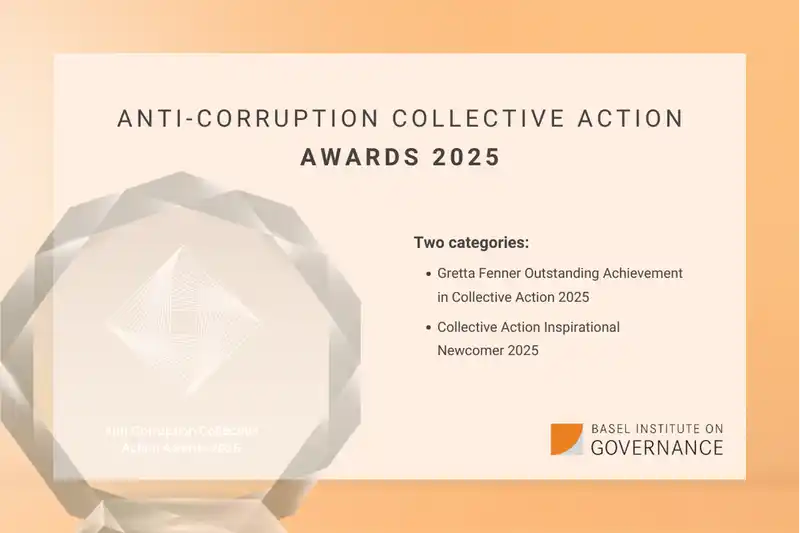 Announcing the winners of the 2025 Anti-Corruption Collective Action Awards