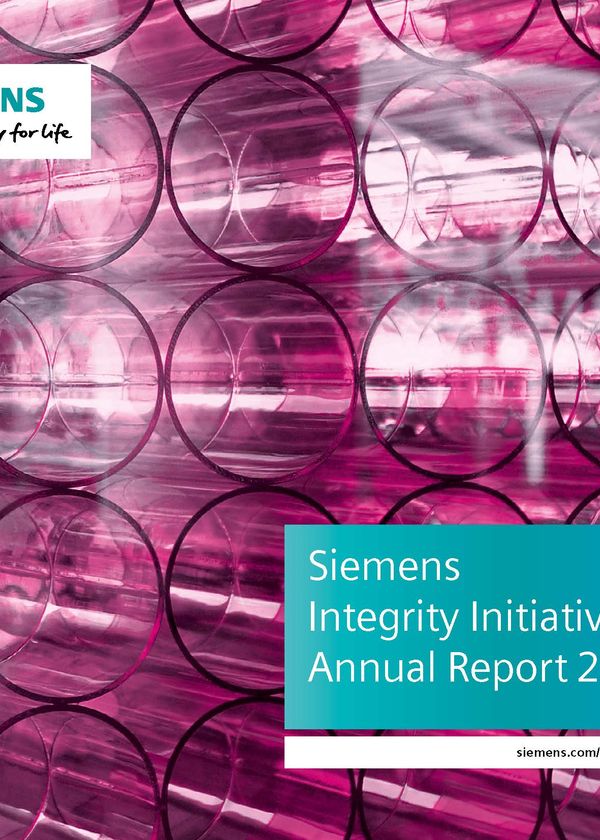 Siemens Integrity Initiative Annual Report 2019