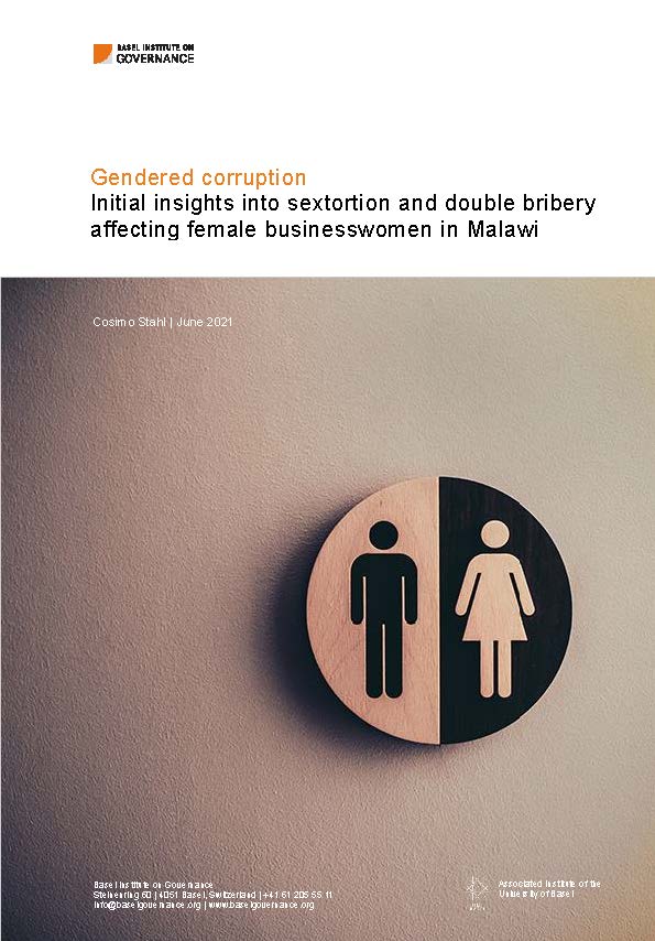 Gendered corruption: Initial insights into sextortion and double bribery affecting female businesswomen in Malawi cover