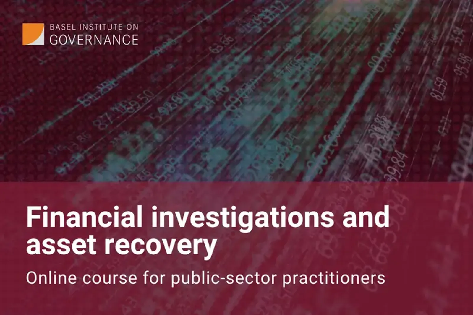 Online course: Financial investigations and asset recovery (open enrolment for law enforcement practitioners)