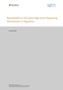 Roundtable on the pilot High Level Reporting Mechanism in Argentina