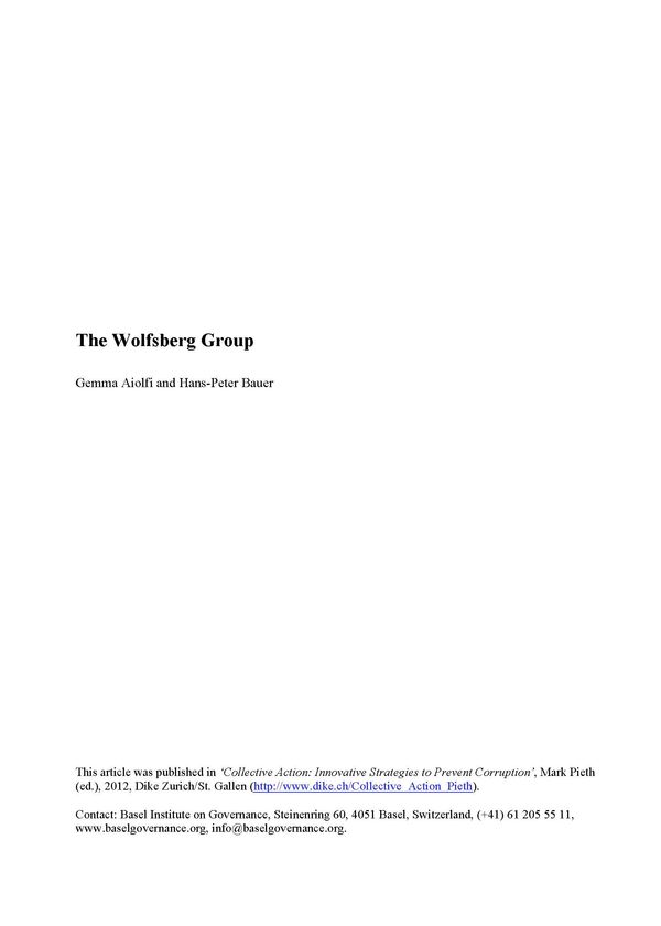 The Wolfsberg Group