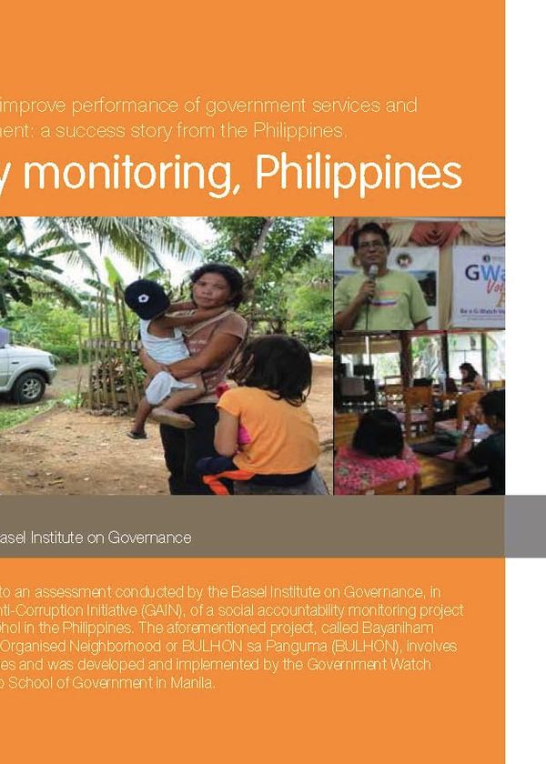 Participatory monitoring, Philippines