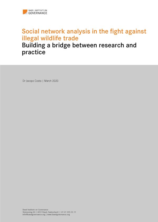 Social network analysis in the fight against illegal wildlife trade