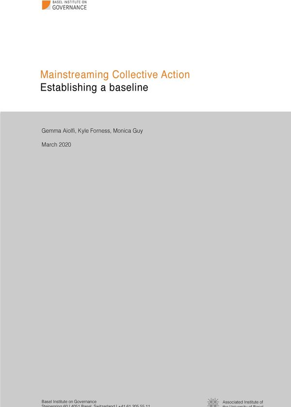 Mainstreaming Collective Action: Establishing a baseline