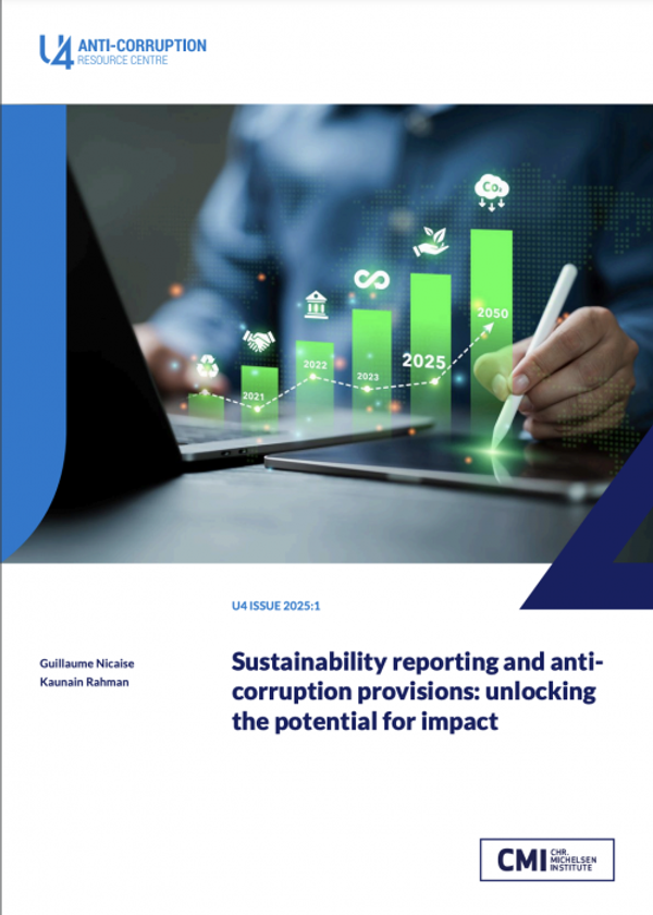 Sustainability reporting and anticorruption provisions: unlocking the potential for impact