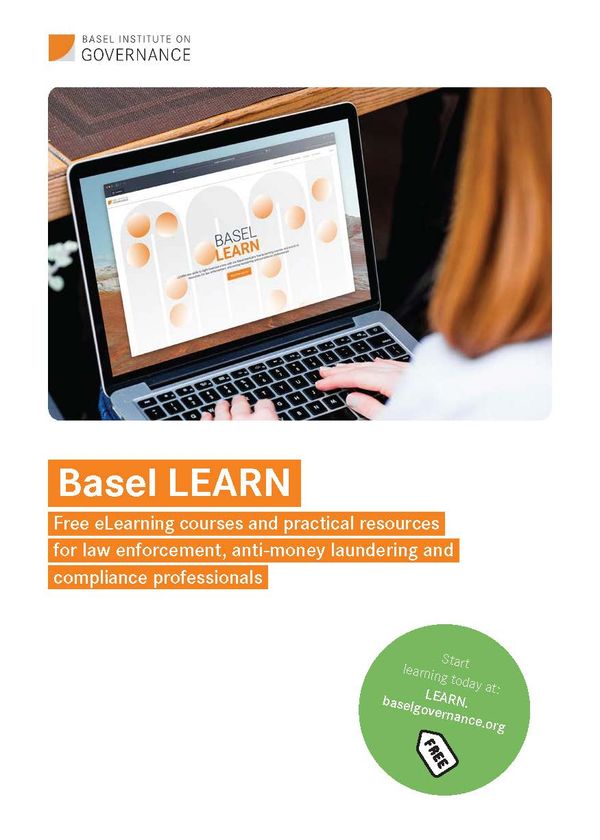 Flyer: Basel LEARN and free eLearning courses