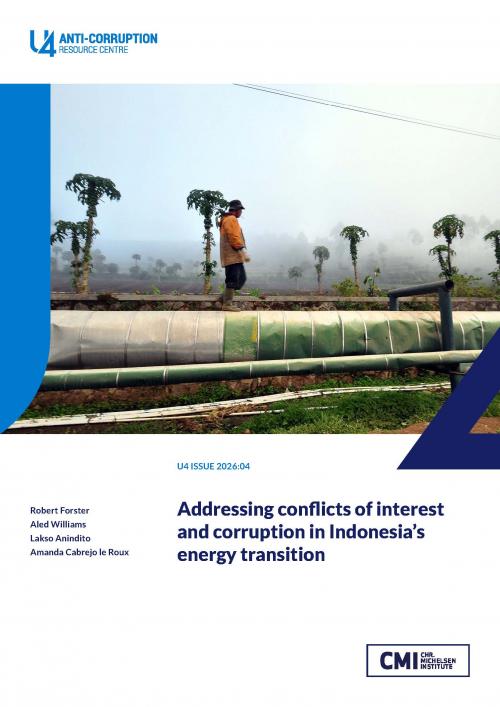 Addressing conflicts of interest and corruption in Indonesia’s energy transition cover