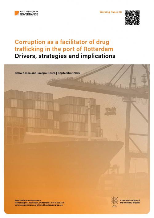 Working Paper 58: Corruption as a facilitator of drug trafficking in the port of Rotterdam cover